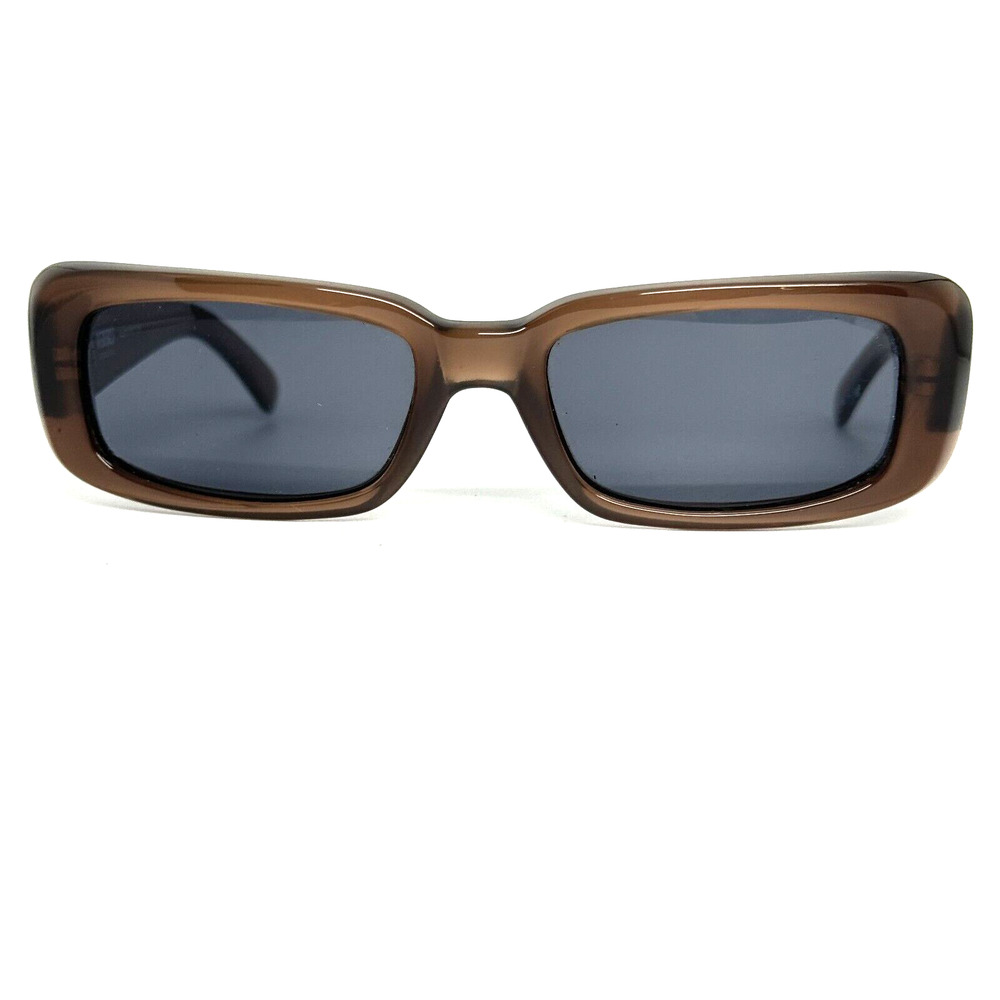 Versus Brown Rectangular Glasses Gray Lens Italy MOD VS9 H14157